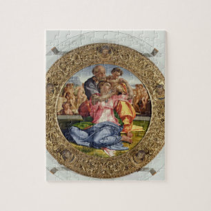 Puzzle Famille sainte avec St John (Doni Tondo), 1504-05