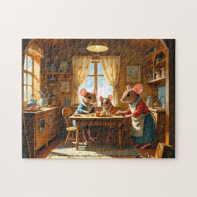 Puzzle Famille Souris  (Horizontal)