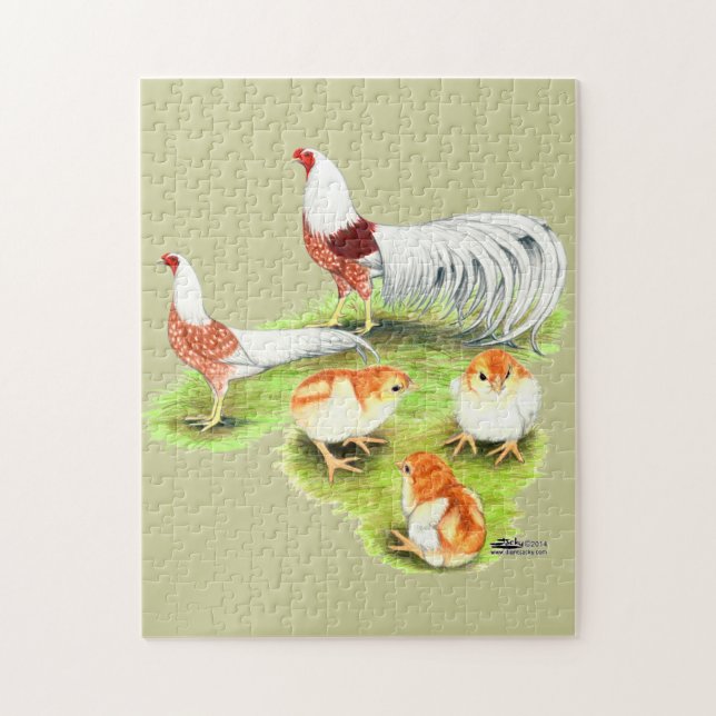 Puzzle Famille Yokohama Red Shoulder (Vertical)