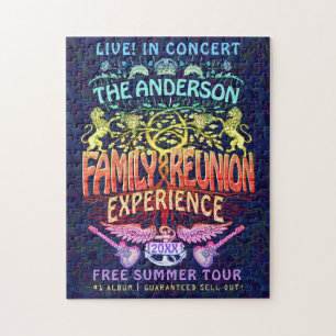Puzzle Family Reunion Band Retro les années 70 Concert Lo