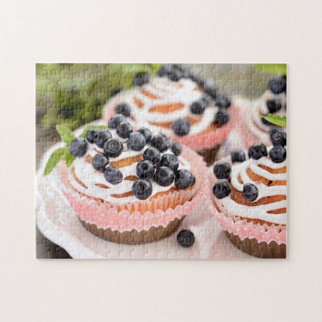Puzzle Fantastique muffins bleuets (Horizontal)