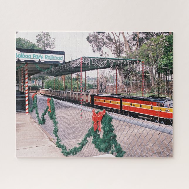 Puzzle Fantôme du petit train Balboa Park (Horizontal)