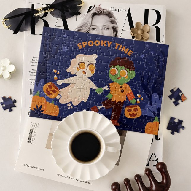 Puzzle Fantôme et zombie mignons d'Halloween (Créateur téléchargé)