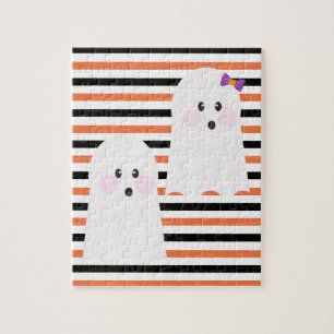 Puzzle Fantôme mignon d'Halloween moderne 