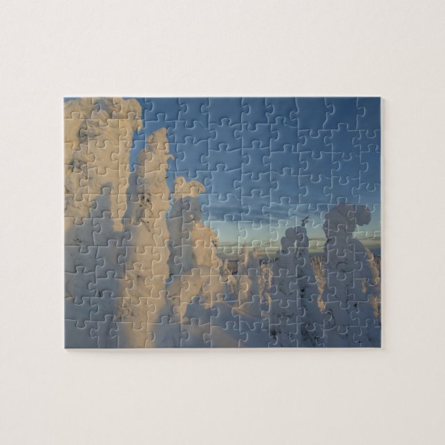 Puzzle Fantômes de neige au coucher du soleil à Whitefish (Horizontal)