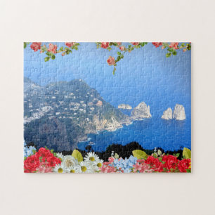 Puzzle Faraglioni rochers île de Capri, Italie avec des f