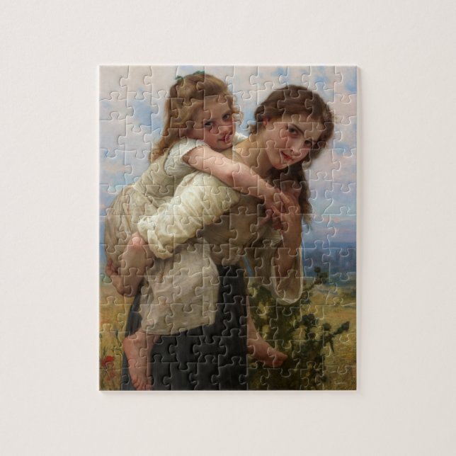 Puzzle Fardeau agréable par William Adolphe Bouguereau (Vertical)