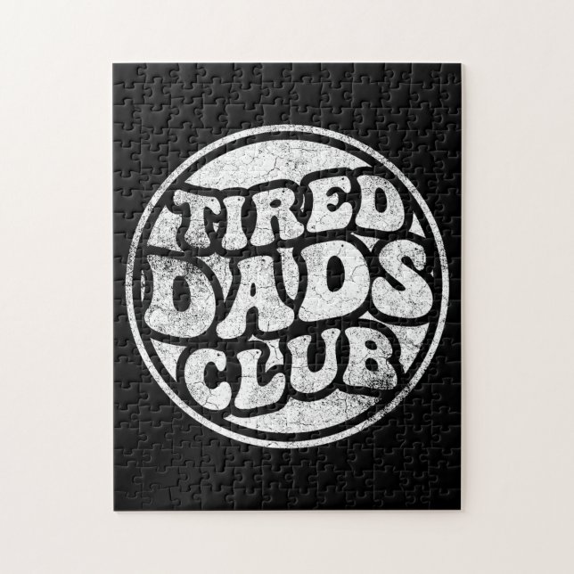 Puzzle Fatigué Dads Club Funny (Vertical)