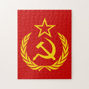 Puzzle Faucille et marteau, URSS, CCCP, communisme