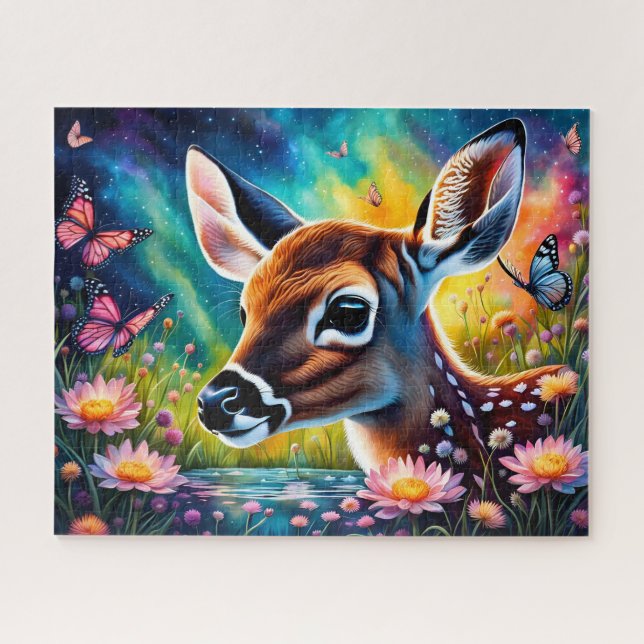 Puzzle Faune dans Meadow Pond (Horizontal)