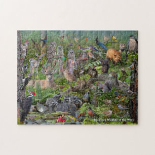 Puzzle Faune jardin de l'Ouest