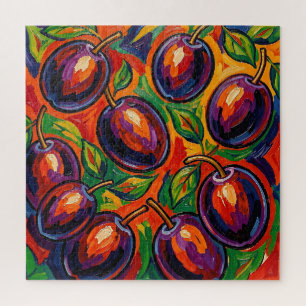 Puzzle Fauviste Prune Vibrante