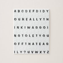 Faux Alphabet Frustrant plaisanterie