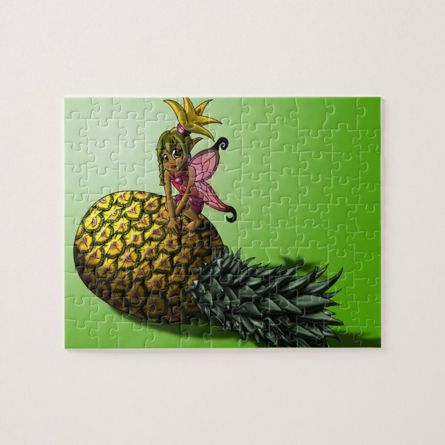 Puzzle Fée et ananas afro-américains (Horizontal)