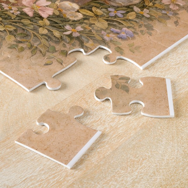 Puzzle Fée et lapin de Pâques (Côté)