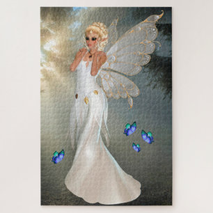 Puzzle Fée et papillons