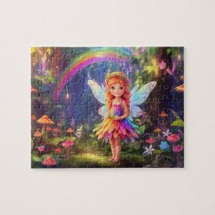 Puzzle Fée mignonne colorée