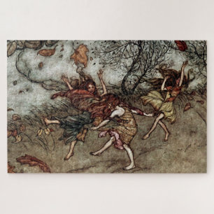 Puzzle "Fées d'automne" par Arthur Rackham
