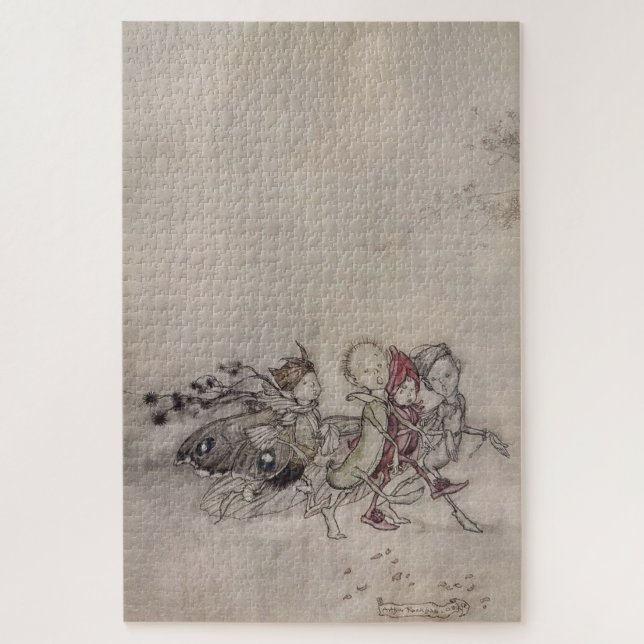 Puzzle « Fées de la Saint-Jean » par Arthur Rackham (Vertical)