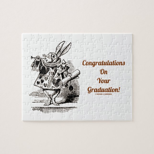 Puzzle Félicitations sur votre obtention du diplôme ! (Horizontal)