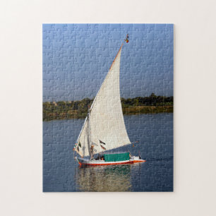 Puzzle Felucca le long du Nil - Assouan, Egypte