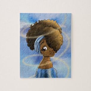Puzzle féminin afro-américain, 8"x10", 110 pièces