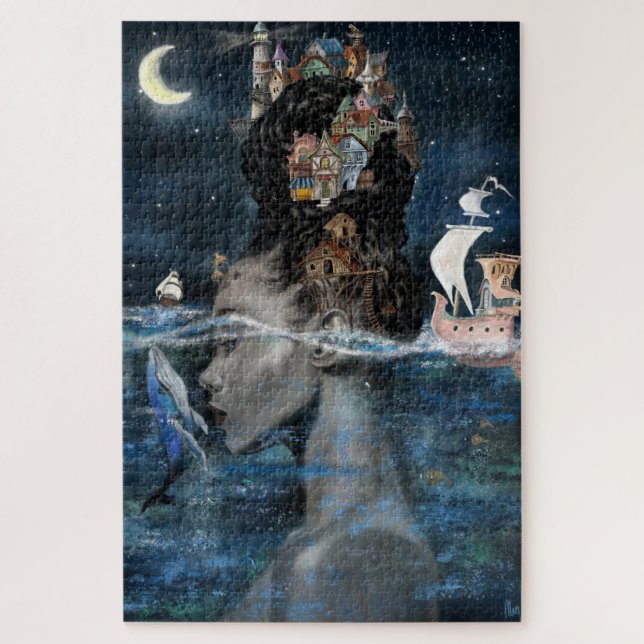 Puzzle féminin de l'île (Vertical)