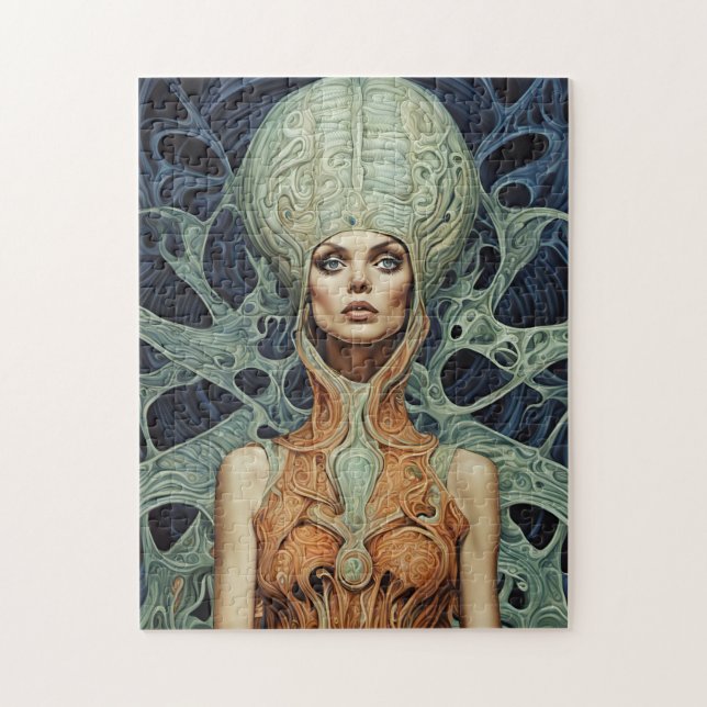 Puzzle Femme Alien modèle (Vertical)