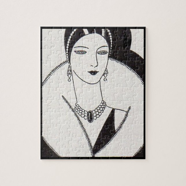 Puzzle Femme art déco 1928 (Vertical)