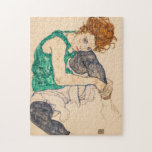 Puzzle Femme assise avec genou, 1917 par Egon Schiele<br><div class="desc">Egon Schiele - Femme assise à genoux (Femme assise à pattes dressées (Hermes d'Adele),  1917. Egon Leo Adolf Ludwig Schiele (1890-1918) était un peintre expressionniste autrichien.</div>