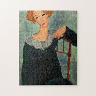 Puzzle Femme aux cheveux rouges, 1917 par Amedeo Modiglia