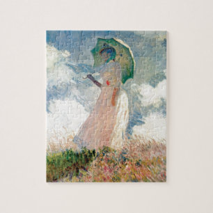 Puzzle Femme avec la promenade Monet de parasol
