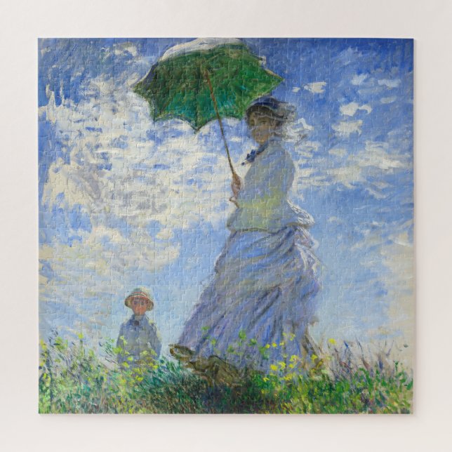 Puzzle Femme avec Parasol, Madame Monet et Son Fils (Vertical)