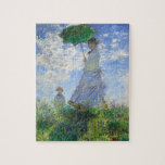 Puzzle Femme avec Parasol, Madame Monet et Son Fils<br><div class="desc">Femme avec un Parasol,  Madame Monet et Son Fils par Claude Monet Vintage Fine Art Jigsaw Puzzle.</div>