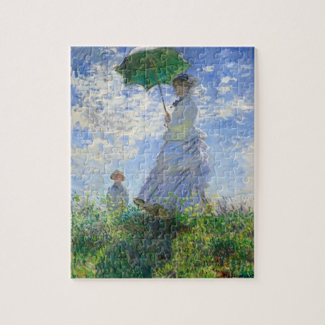 Puzzle Femme avec Parasol, Madame Monet et Son Fils (Vertical)