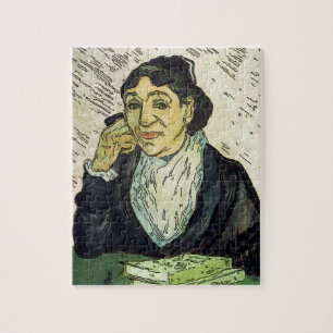 Puzzle Femme avec téléphone portable et livres Jigsaw Puz