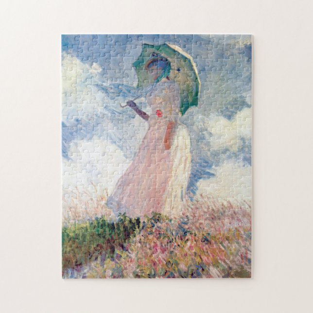 Puzzle Femme avec un parasol, Claude Monet, 1886 (Vertical)