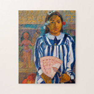 Puzzle Femme avec un ventilateur, Gauguin