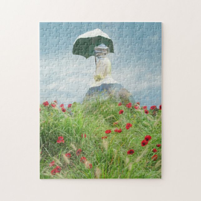 Puzzle Femme avec une tradition parasol de Claude Monet (Vertical)