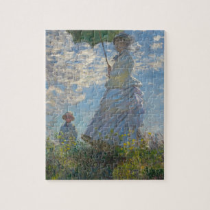 Puzzle Femme Claude Monet avec un parasol en 1875