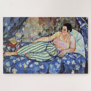 Puzzle Femme dans la chambre Bleue (par Suzanne Valadon)