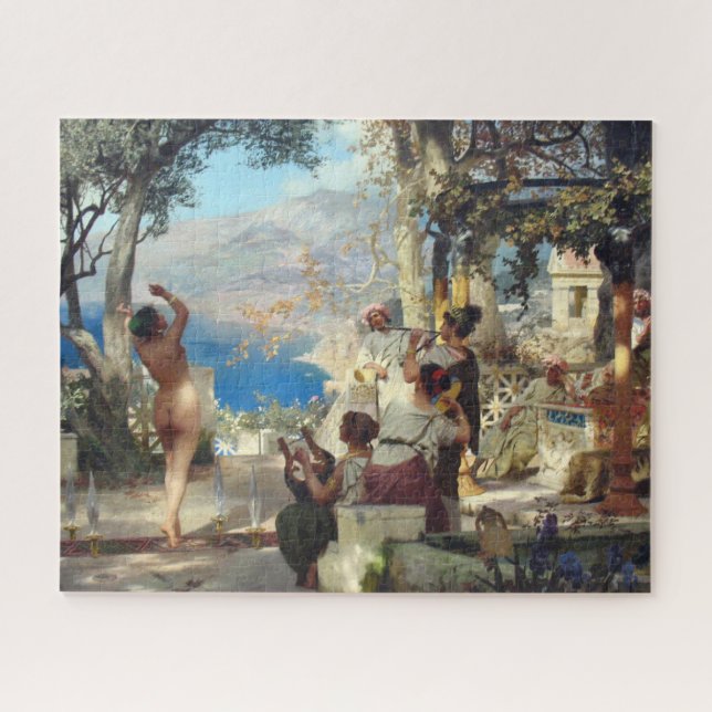 Puzzle Femme dansant avec des épées (Horizontal)