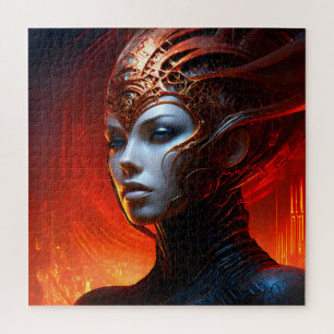 Puzzle Femme d'art magique Imaginaire