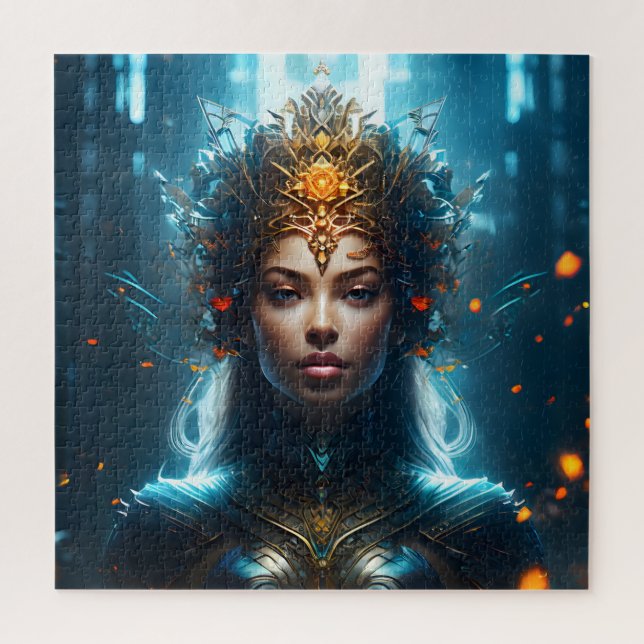 Puzzle Femme d'art magique Imaginaire (Vertical)