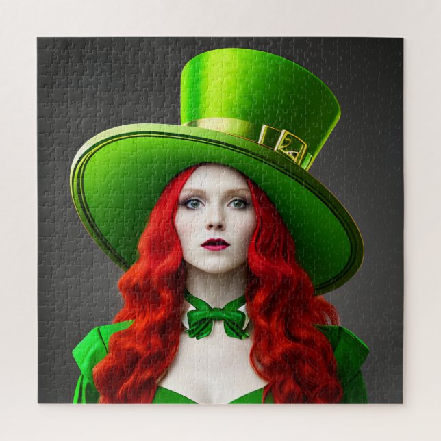 Puzzle Femme de la Saint-Patricks (Vertical)