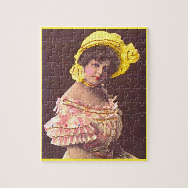 Puzzle Femme des années 1890 en tenue frileuse (Vertical)