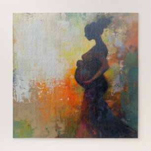 Puzzle Femme enceinte Art abstrait