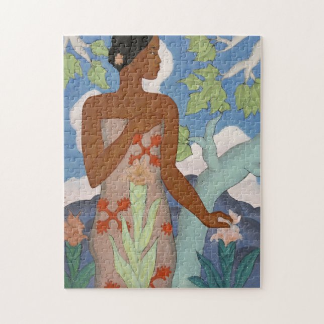 Puzzle Femme hawaïenne - Arman Manookian (Vertical)