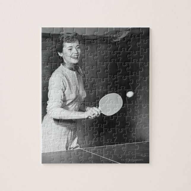 Puzzle Femme jouant au ping-pong (Vertical)