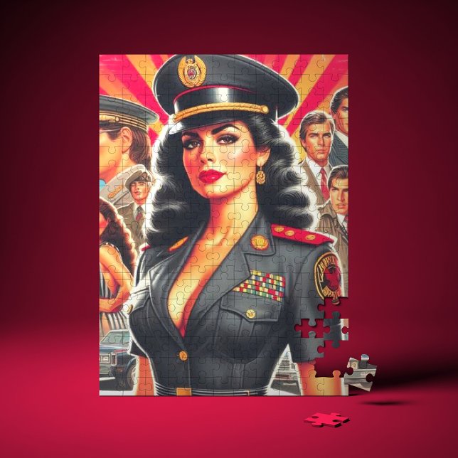 Puzzle Femme militaire rétro (Créateur téléchargé)
